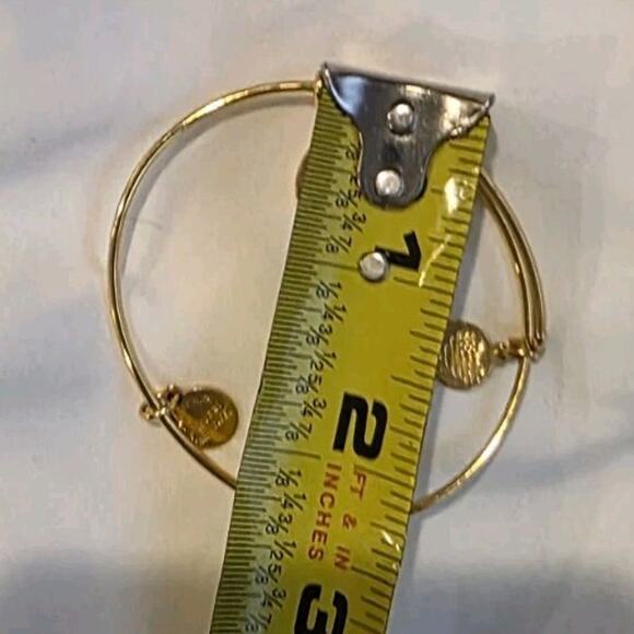 3 Inch Expandable Gold Tone 2016 Alex And Ani Path Of Life Charm Bracelet - Picture 10 of 11